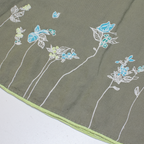 LAURA ASHLEY Womens Straight Skirt Green Knee Length Linen UK 8