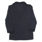 MASSIMO DUTTI Womens Top Black Collared 3/4 Sleeve M