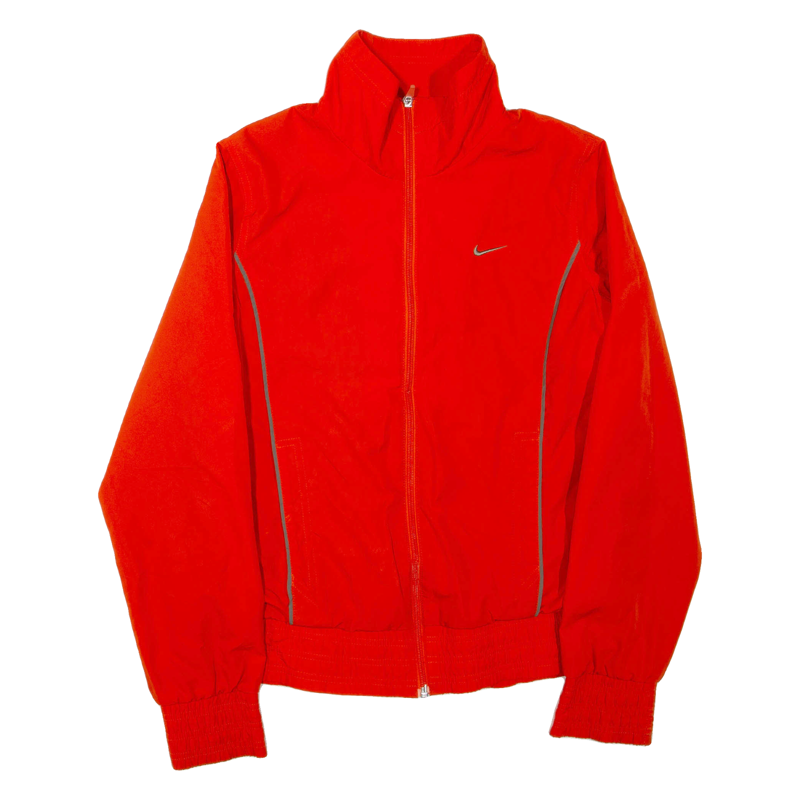 NIKE Womens Track Jacket Orange L