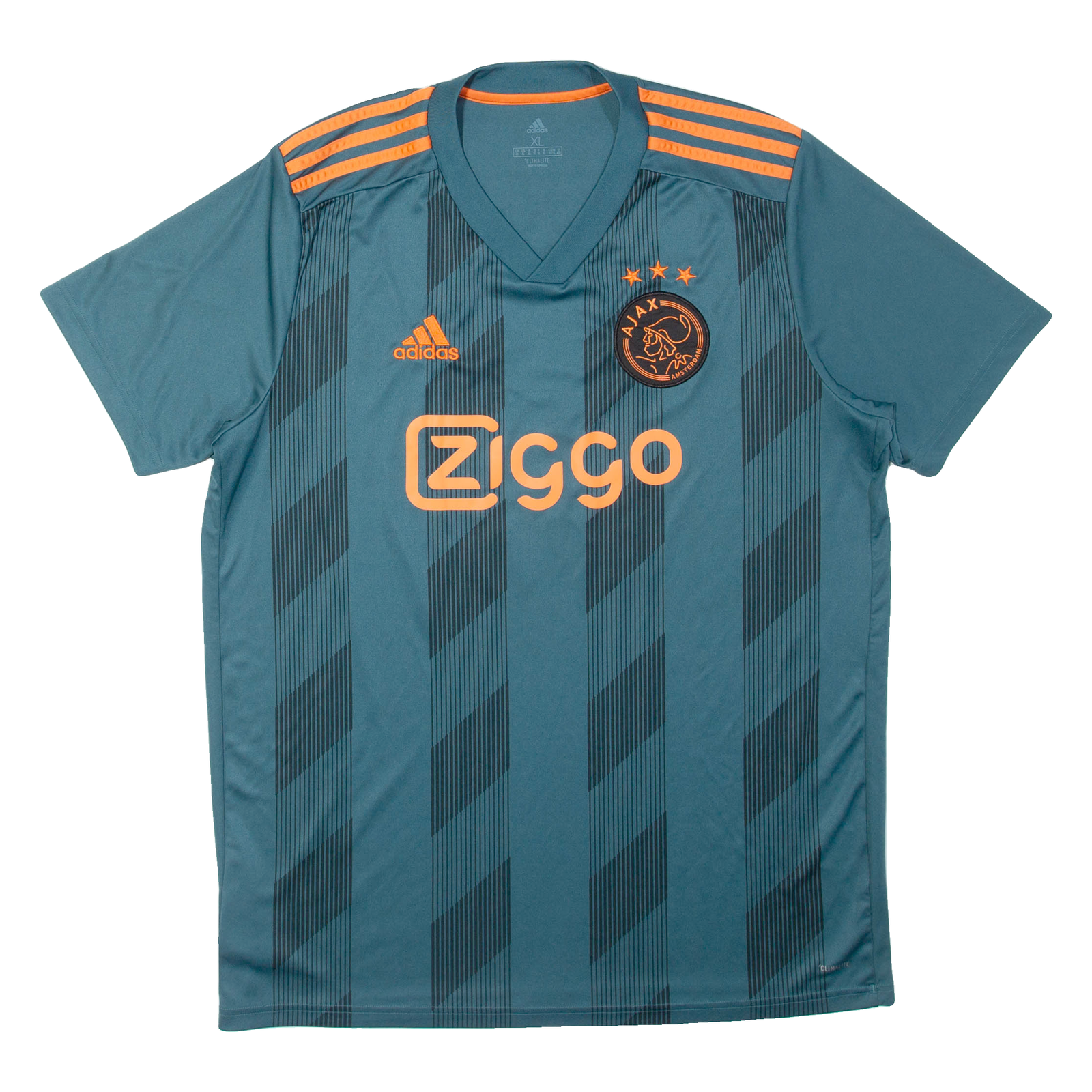 ADIDAS Ajax Amsterdam Tadic Mens Football Shirt T-Shirt Blue Short Sleeve V-Neck XL