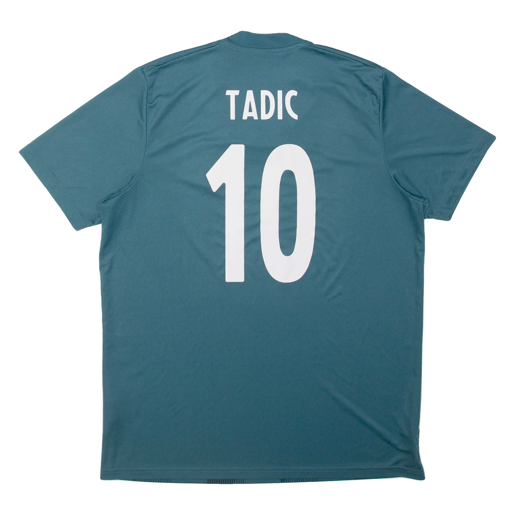 ADIDAS Ajax Amsterdam Tadic Mens Football Shirt T-Shirt Blue Short Sleeve V-Neck XL