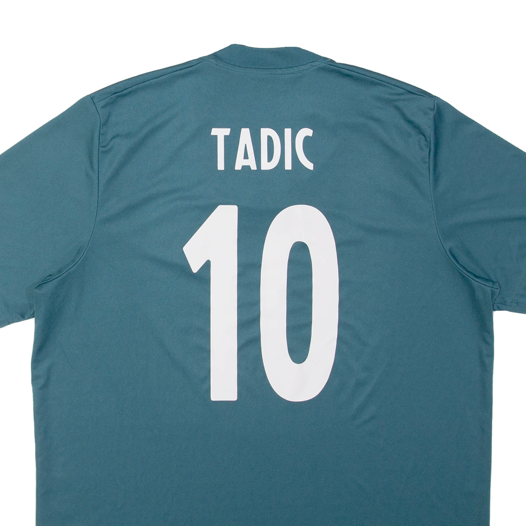 ADIDAS Ajax Amsterdam Tadic Mens Football Shirt T-Shirt Blue Short Sleeve V-Neck XL