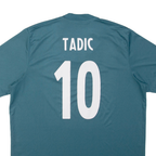ADIDAS Ajax Amsterdam Tadic Mens Football Shirt T-Shirt Blue Short Sleeve V-Neck XL
