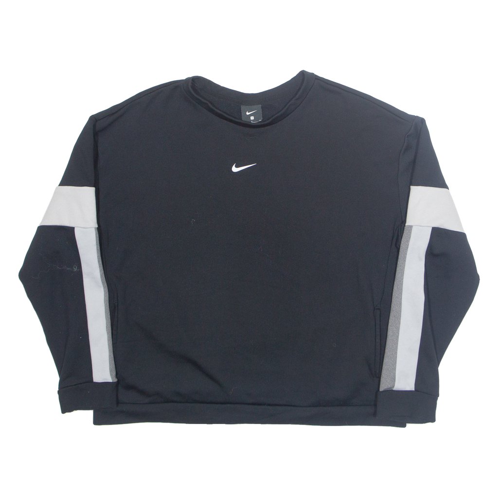 NIKE Womens Sweatshirt Black S