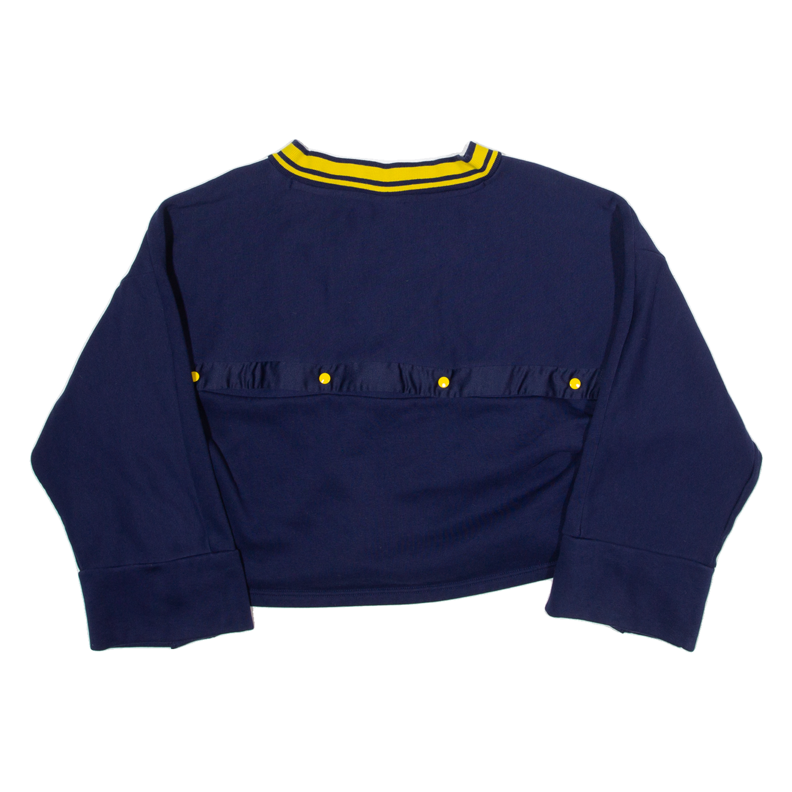 PUMA Womens Sweatshirt Blue V-Neck UK 8