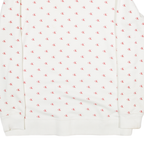 CALVIN KLEIN JEANS Womens Sweatshirt White Roll Neck M