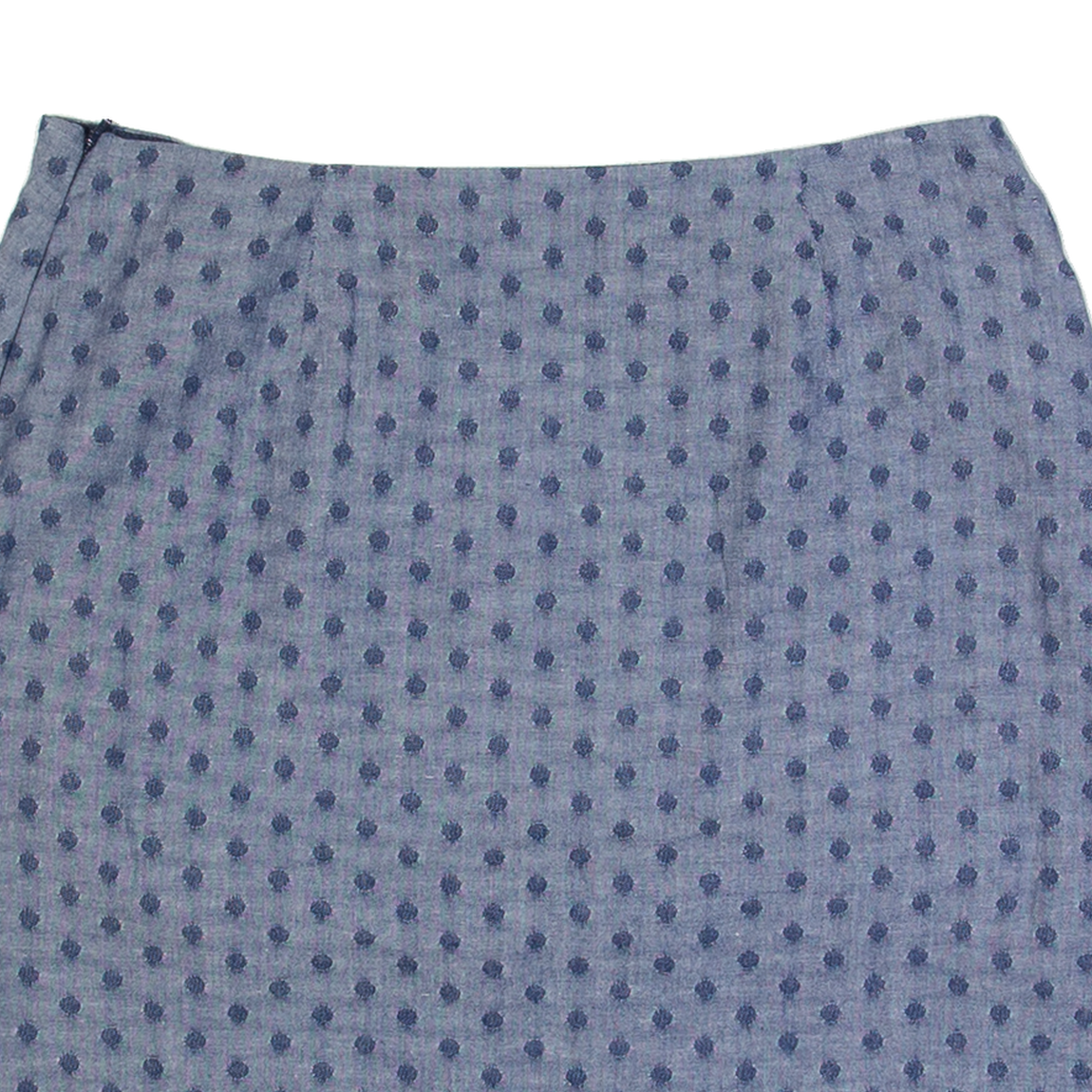 LAURA ASHLEY Womens Straight Skirt Black Short Polka Dot UK 12