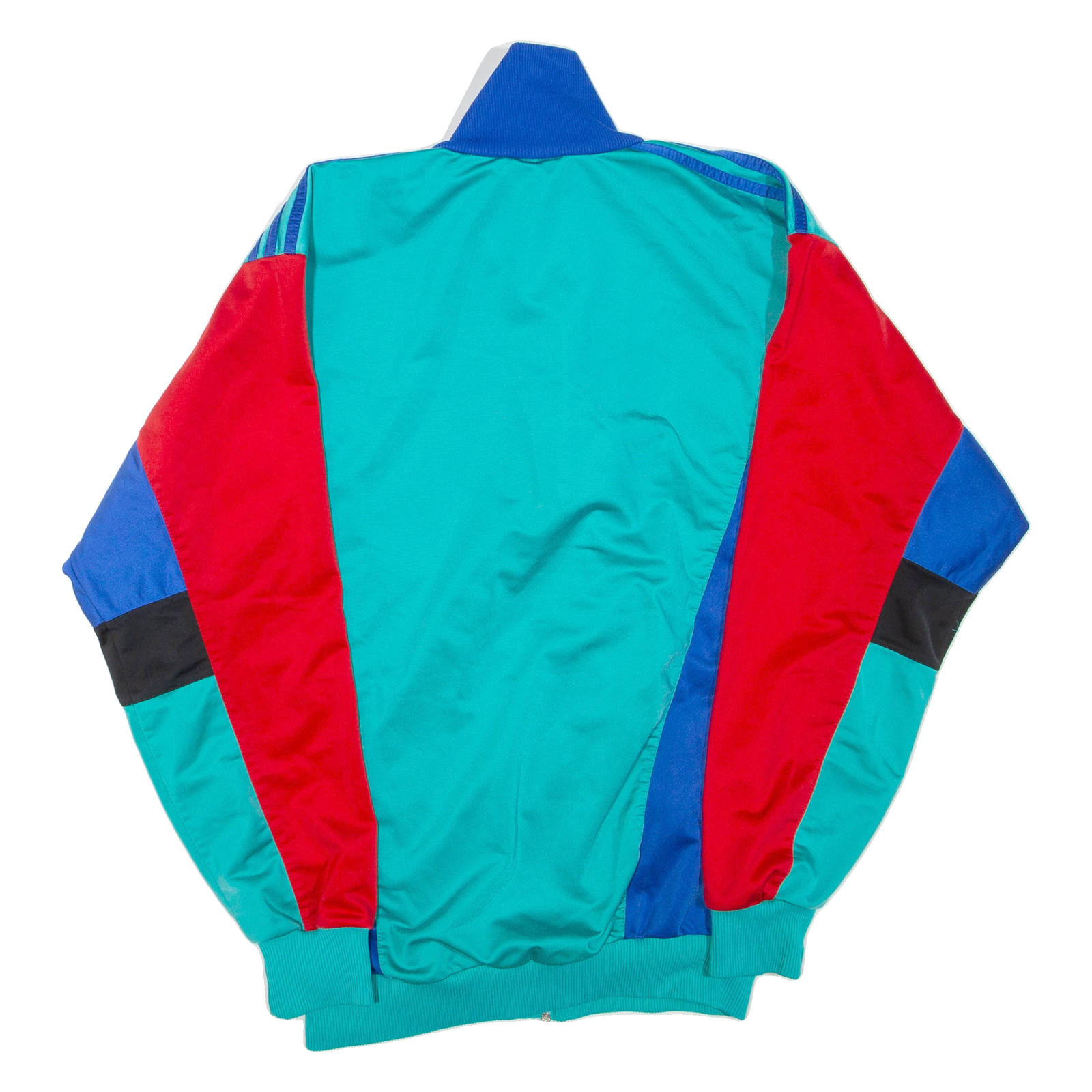 ADIDAS Mens Track Jacket Green Colourblock L