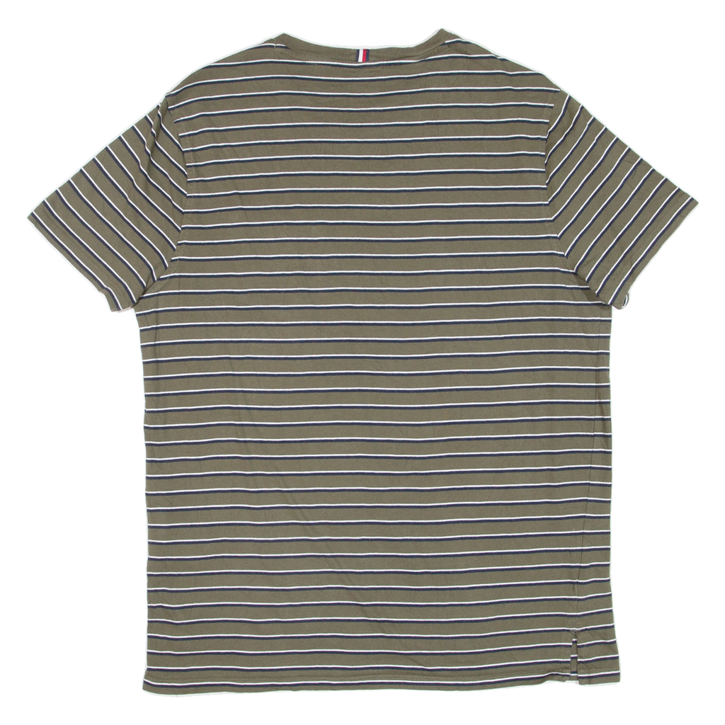 TOMMY HILFIGER Womens T-Shirt Green Short Sleeve M