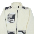 DICKIES Mens Fleece Jacket Cream XS