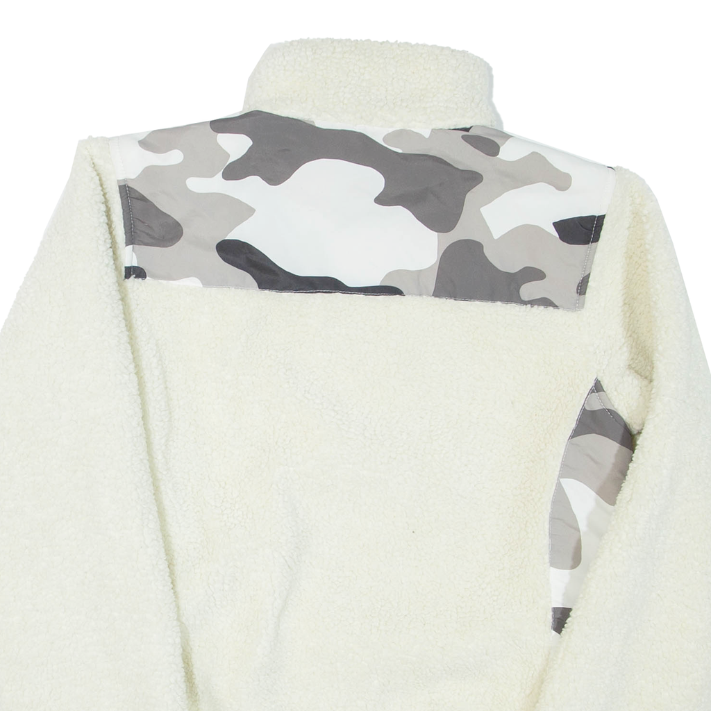 DICKIES Mens Fleece Jacket Cream XS