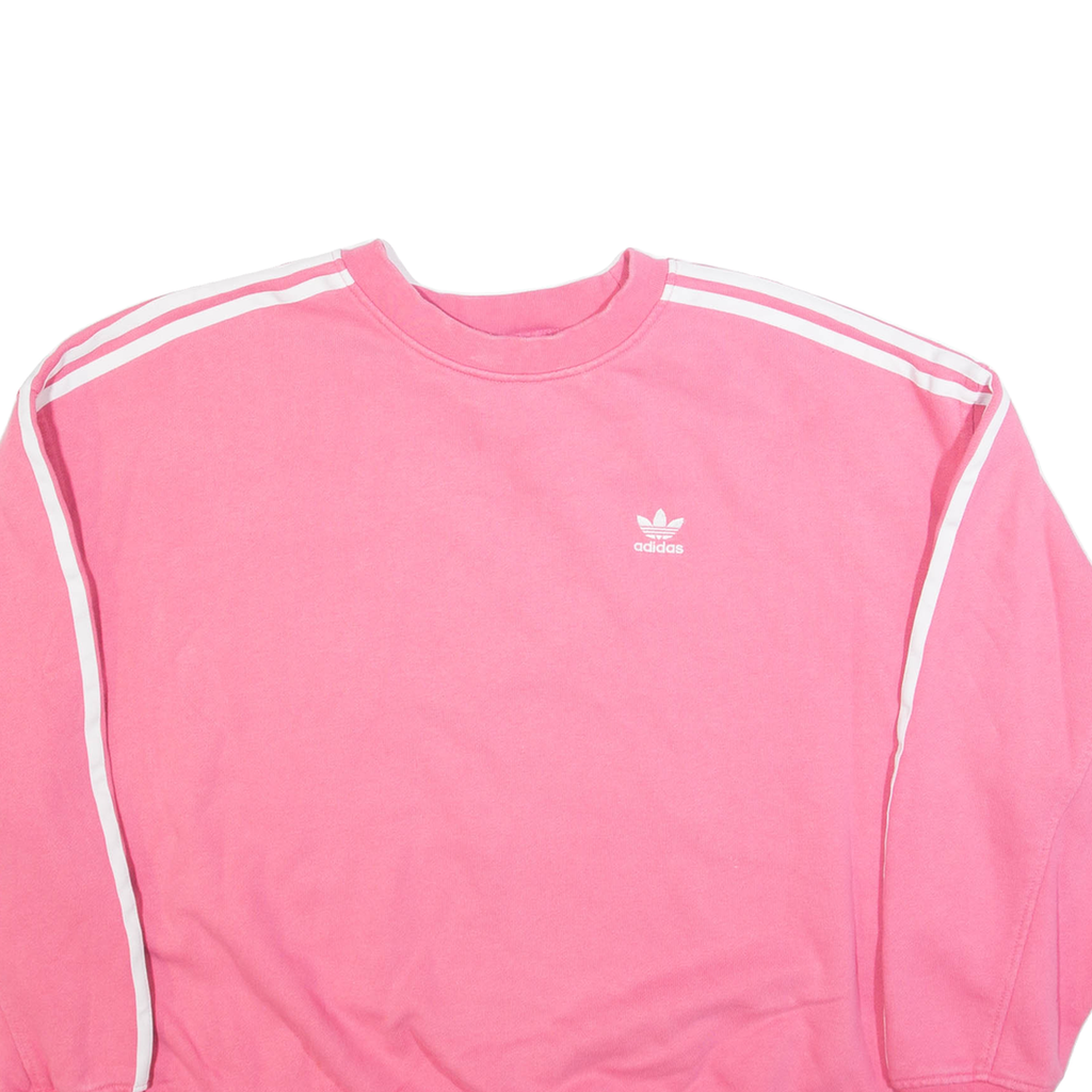 ADIDAS Womens Sweatshirt Pink UK 8