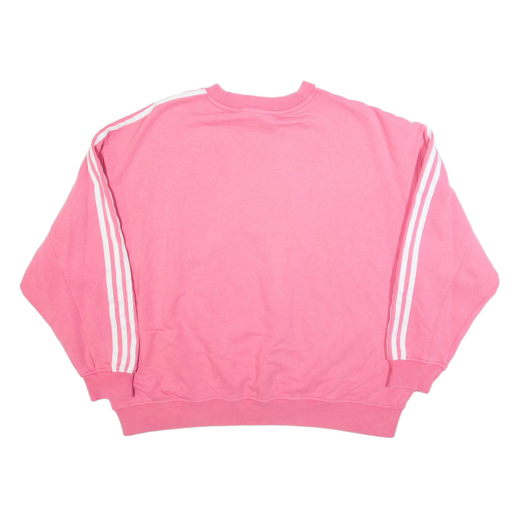 ADIDAS Womens Sweatshirt Pink UK 8