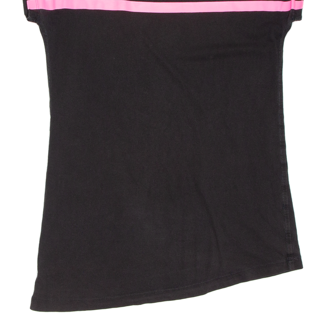 ADIDAS Womens T-Shirt Black Short Sleeve XS