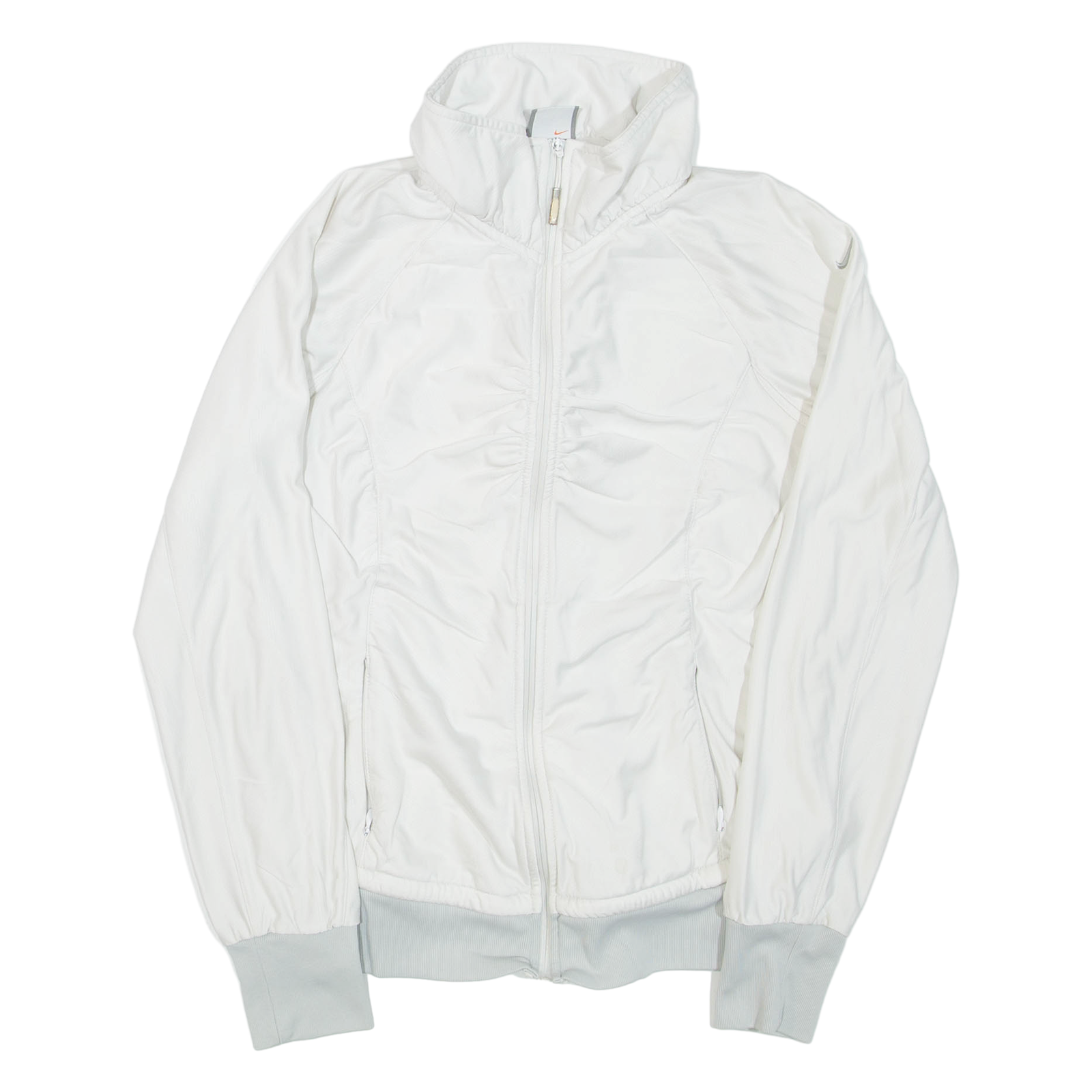NIKE Womens Track Jacket White S