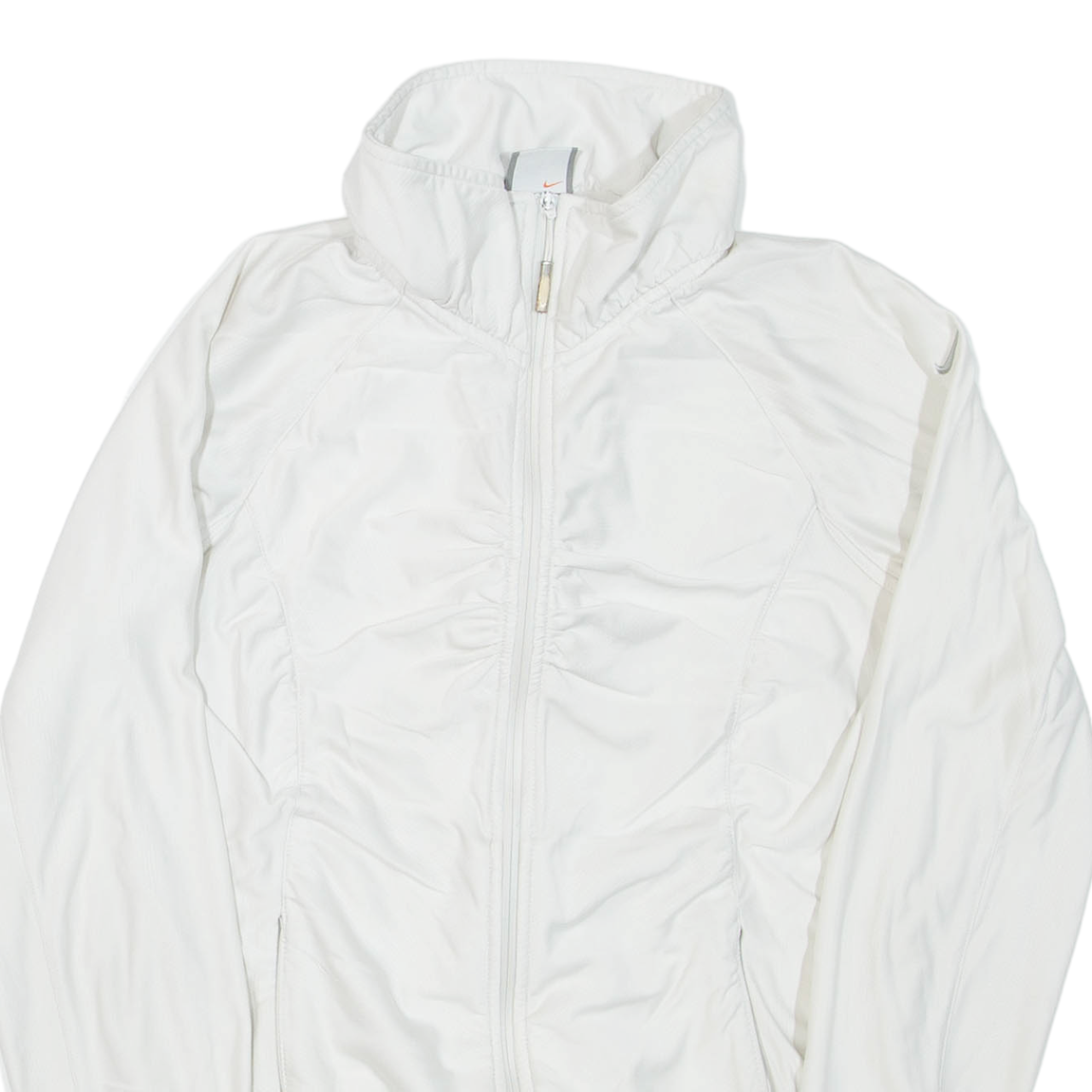 NIKE Womens Track Jacket White S