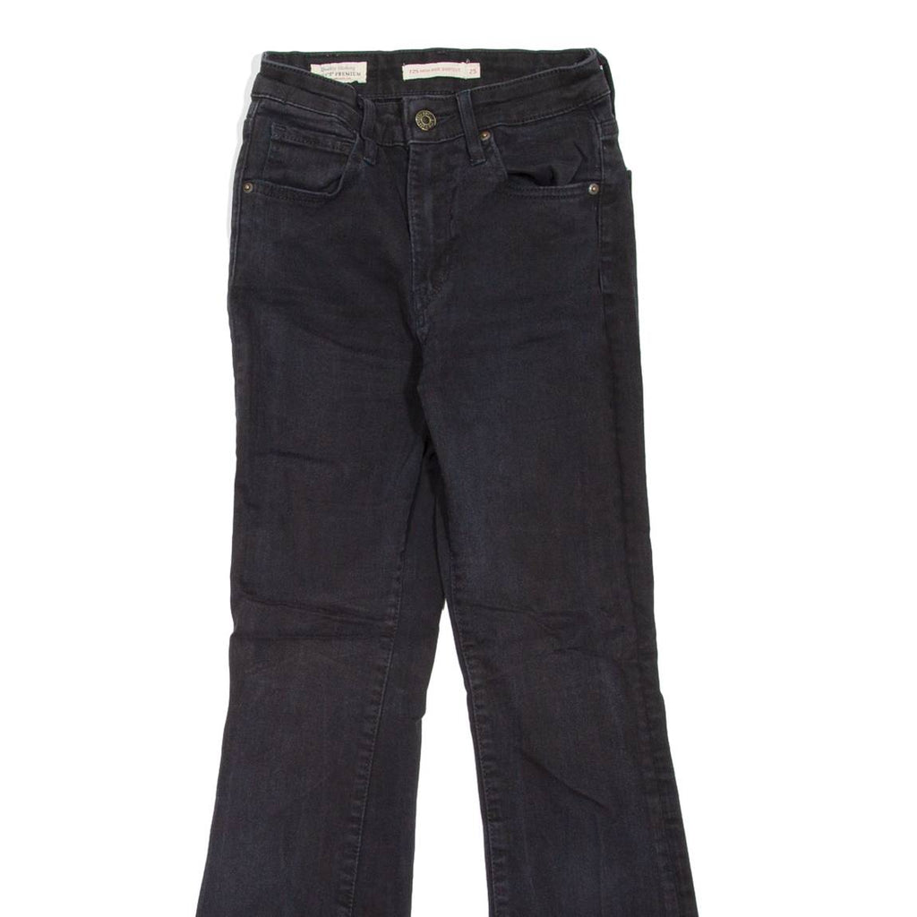 LEVI'S 725 High Rise BIG E Womens Jeans Black Regular Bootcut W21 L28