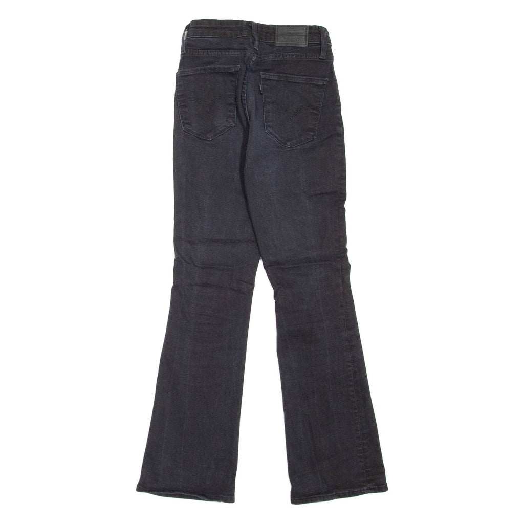 LEVI'S 725 High Rise BIG E Womens Jeans Black Regular Bootcut W21 L28