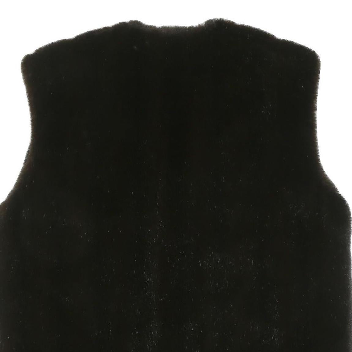 CITYLIFE Womens Black Outdoor Sleeveless Jacket XL Polyester Blend Woven Button