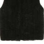 CITYLIFE Womens Black Outdoor Sleeveless Jacket XL Polyester Blend Woven Button