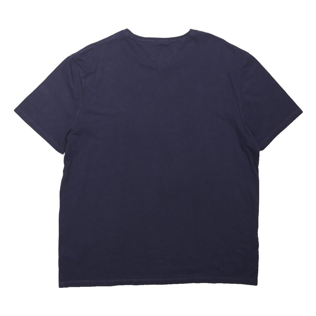 TOMMY HILFIGER Mens Blue L Short Sleeve Crew Neck Logo Minimalist T-Shirt
