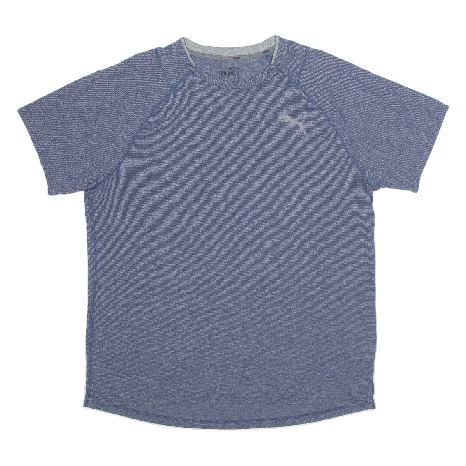 PUMA Mens T-Shirt Blue L