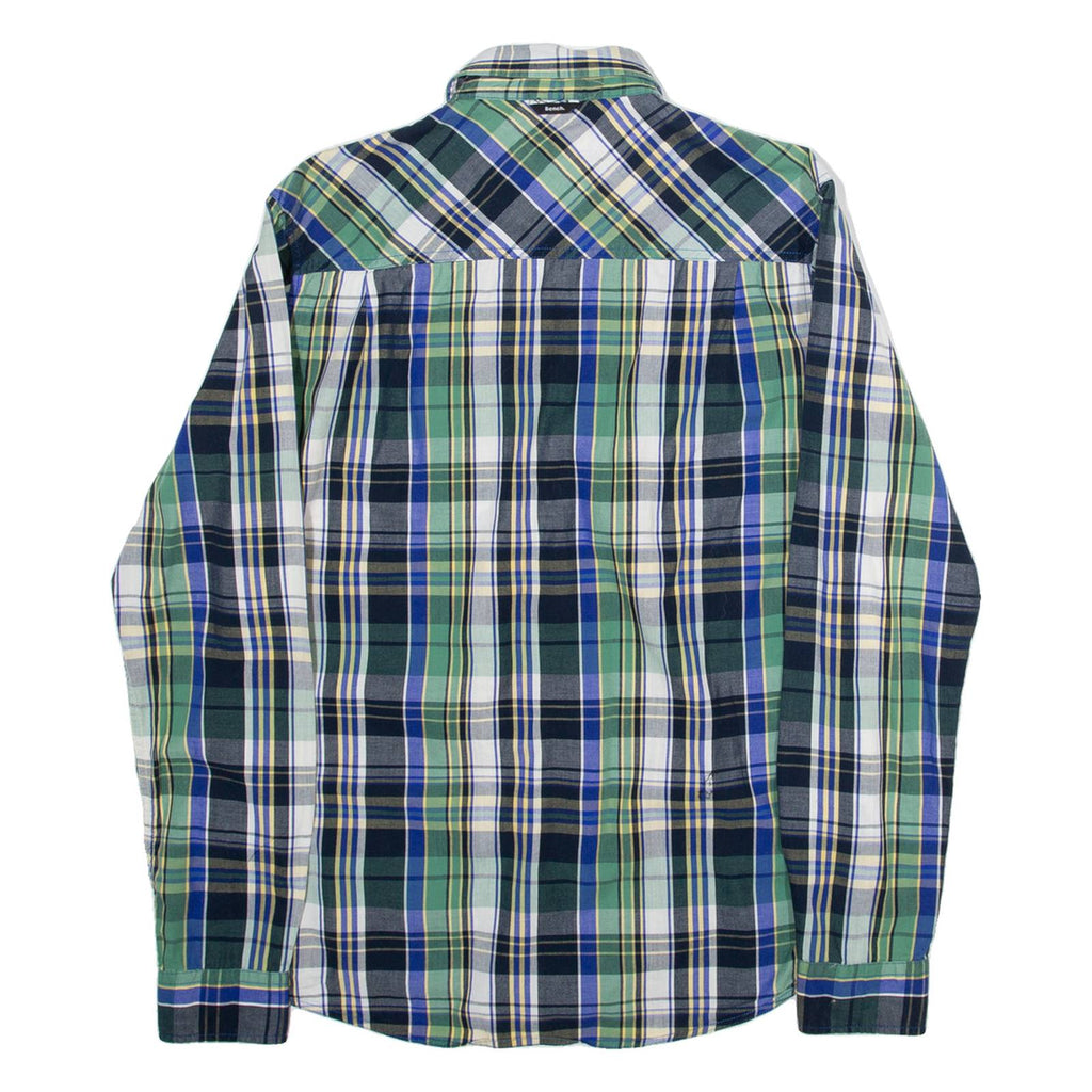 BARBOUR Mens Shirt Blue Check Long Sleeve S