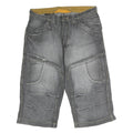 ALCW Mens Cotton Grey Casual Shorts M W36 Functional Pocket Design