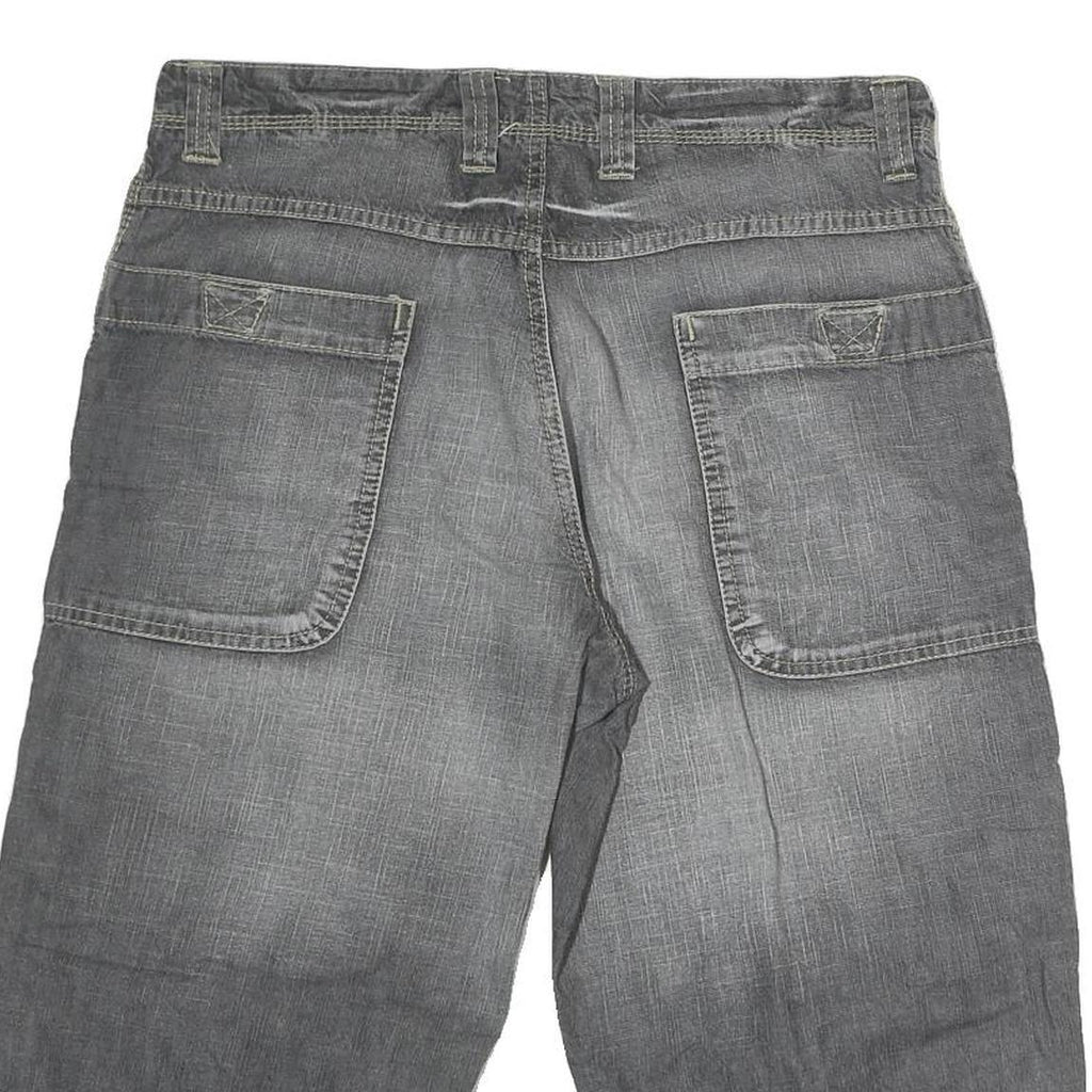 ALCW Mens Cotton Grey Casual Shorts M W36 Functional Pocket Design