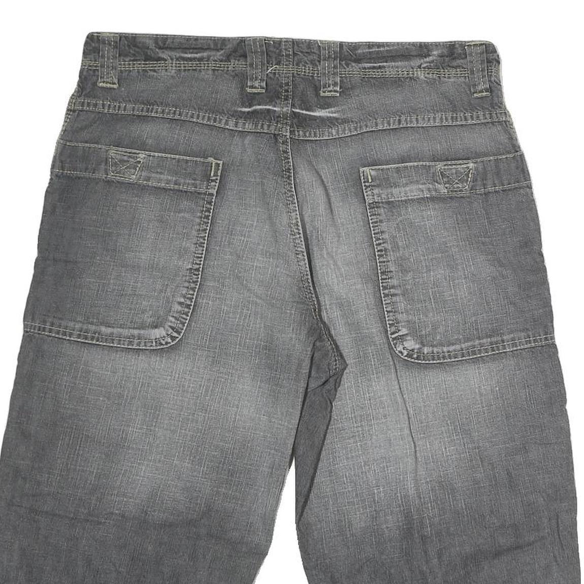 ALCW Mens Cotton Grey Casual Shorts M W36 Functional Pocket Design