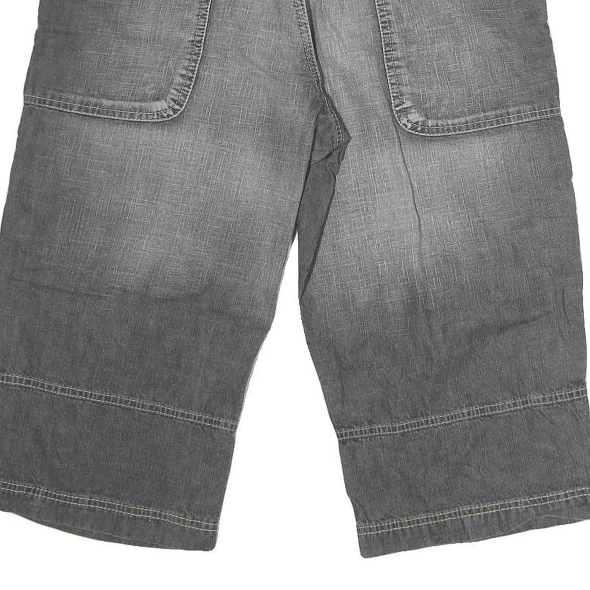 ALCW Mens Cotton Grey Casual Shorts M W36 Functional Pocket Design