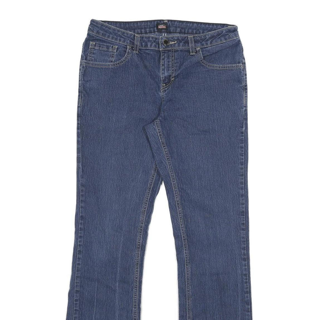 DICKIES Womens Jeans Blue Relaxed Bootcut Denim Medium W28 L31 Classic Casual