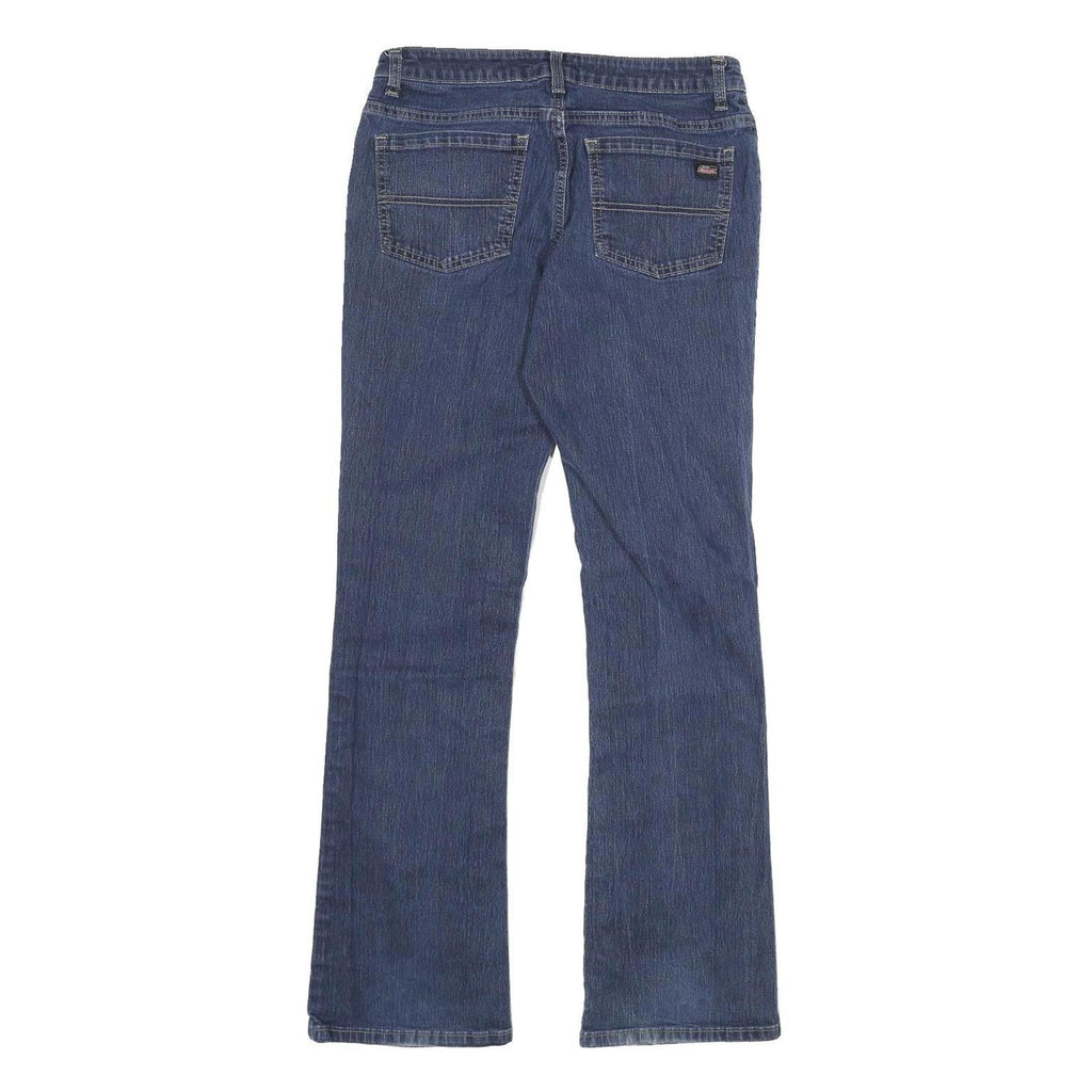 DICKIES Womens Jeans Blue Relaxed Bootcut Denim Medium W28 L31 Classic Casual