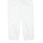 CATARINA Womens Cotton Blend White Relaxed Straight Trousers W28 L29 Stylish