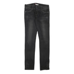 LEVI'S Womens Slim Black Denim Slim Fit Stretch W30 L32 Classic Jeans