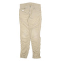 LEVI'S Mens Cotton Beige Slim Straight Trousers W30 L29 Classic Zip Casual