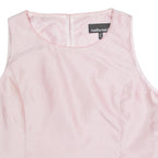 NADIA NARDI Womens Vest Pink Sleeveless 90s L