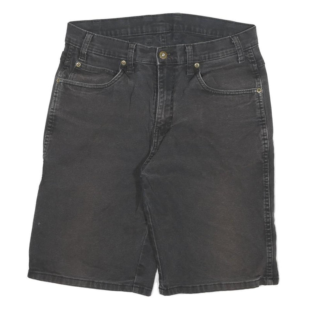 DICKIES Mens Shorts Black Casual L W30 Cotton Blend Workwear Pockets