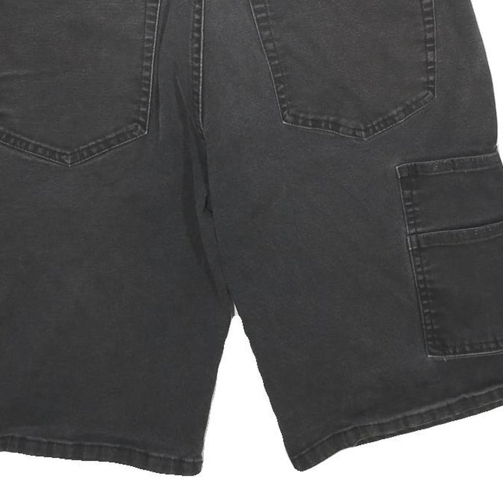 DICKIES Mens Shorts Black Casual L W30 Cotton Blend Workwear Pockets