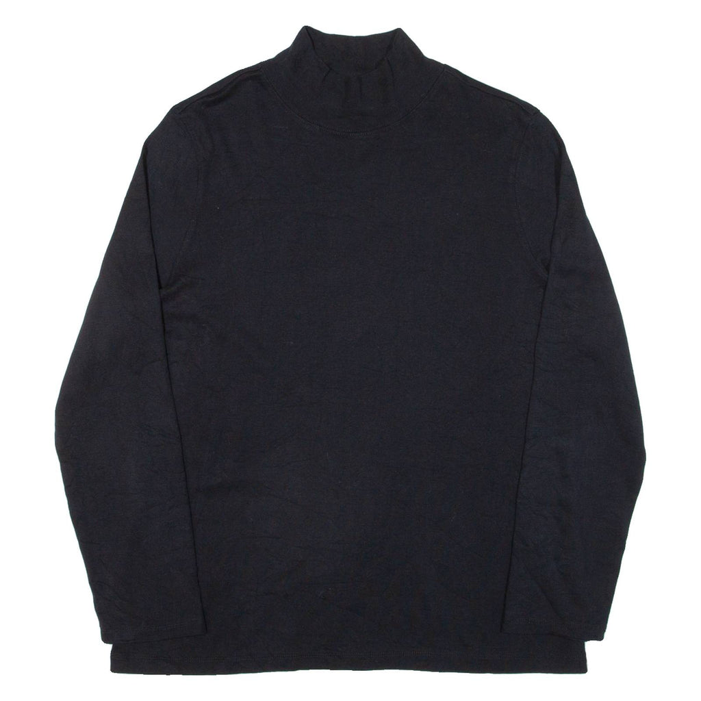 PENDLETON Mens T-Shirt Black Long Sleeve High Neck L