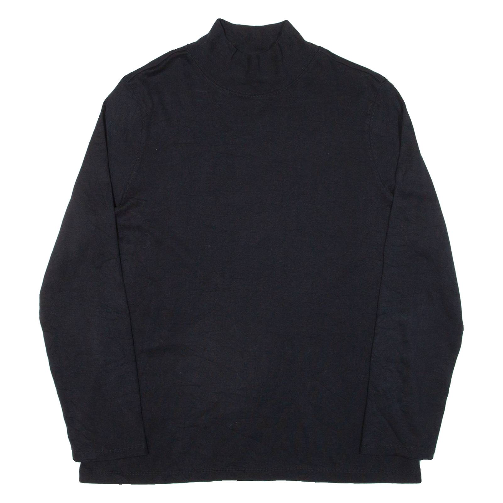 PENDLETON Mens T-Shirt Black Long Sleeve High Neck L