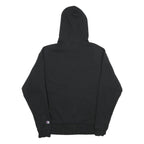 CHAMPION Mens Black Pullover Hoodie L Cotton Blend Classic Logo Hoodie