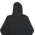 CHAMPION Mens Black Pullover Hoodie L Cotton Blend Classic Logo Hoodie