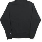 CHAMPION Mens Black Pullover Hoodie L Cotton Blend Classic Logo Hoodie