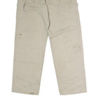 DICKIES Mens Beige Cotton Blend Regular Fit Straight Leg Trousers W32 L32