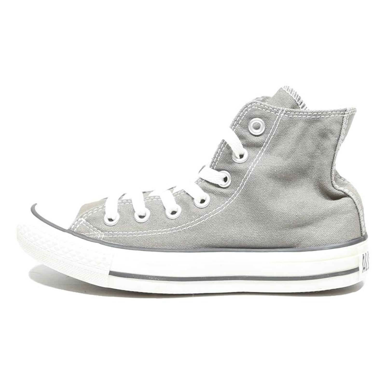 CONVERSE Chuck Taylor All Star Womens High Top Trainers Grey Canvas UK 3.5