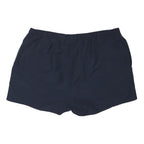 REEBOK Womens Shorts Navy Casual Plain UK 16 W36 Elastic Waist