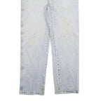 DICKIES Mens Jeans Blue Regular Straight Denim Light W33 L30 Classic Zip Cotton