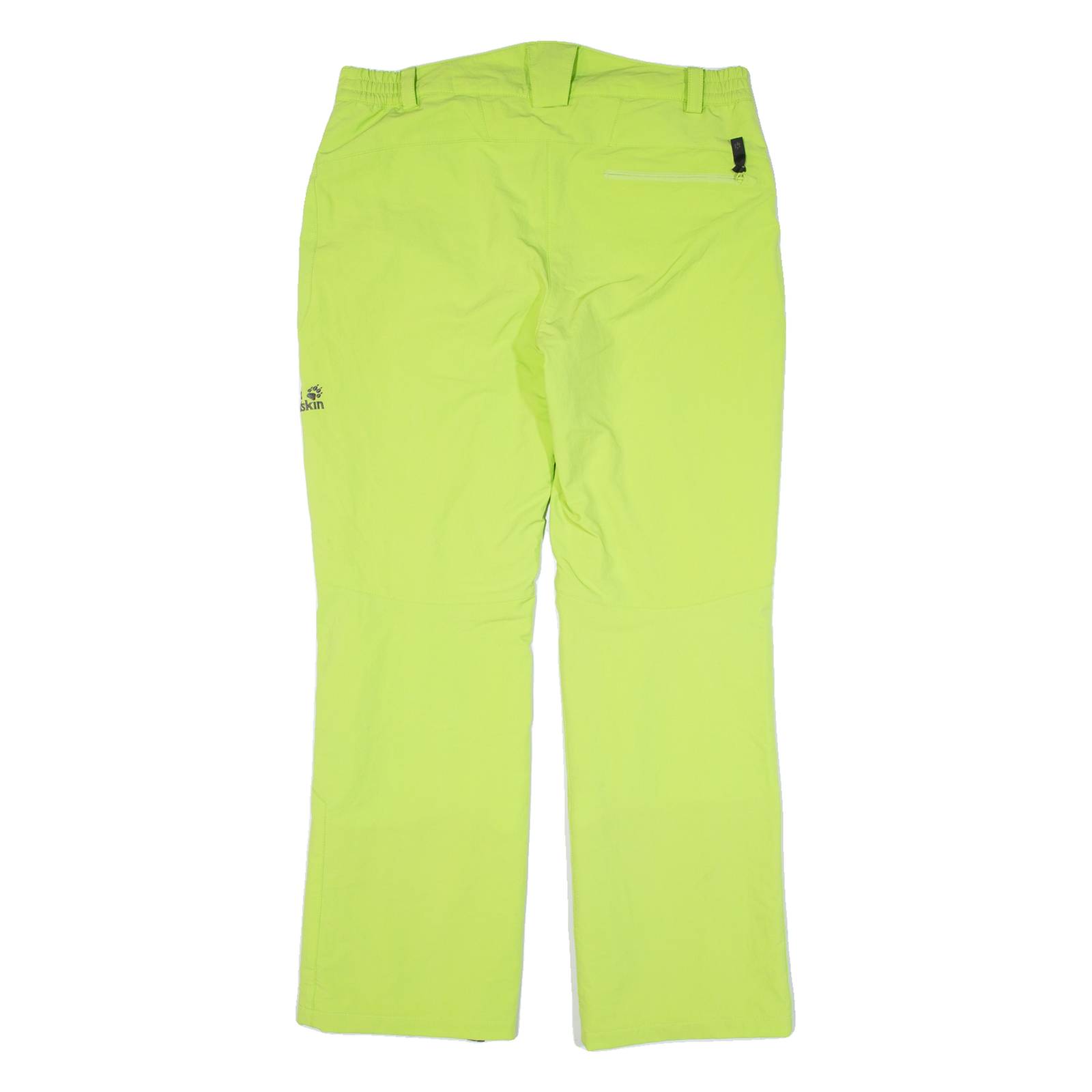 JACK WOLFSKIN Fleece Lined Womens Trousers Green Regular Bootcut W31 L29
