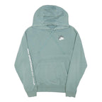 NIKE Mens Green Pullover Hoodie XS Cotton Blend Sportswear Est. 1972 Print